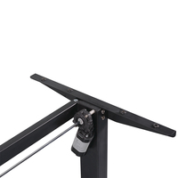 Bureau d'ordinateur debout réglable en hauteur Mobilier en métal et fibre de verre Mobilier de table d'ordinateur
