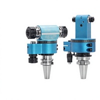 Tête de fraisage à angle droit ER Collet WEDN pour machine de fraisage CNC, double tête de perçage et de taraudage, légère, avec changeur d'outils automatique