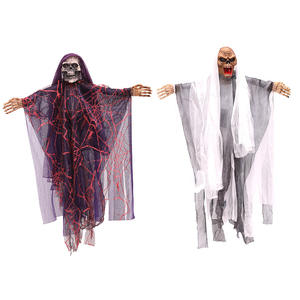 DAMAI Halloween Décorations <span class=keywords><strong>De</strong></span> Fête Crâne Fantôme Sorcière Ornement Suspendu Fantôme Pendentif pour Évasion Chambre <span class=keywords><strong>Secrets</strong></span> Robe D'horreur - Product Image 5