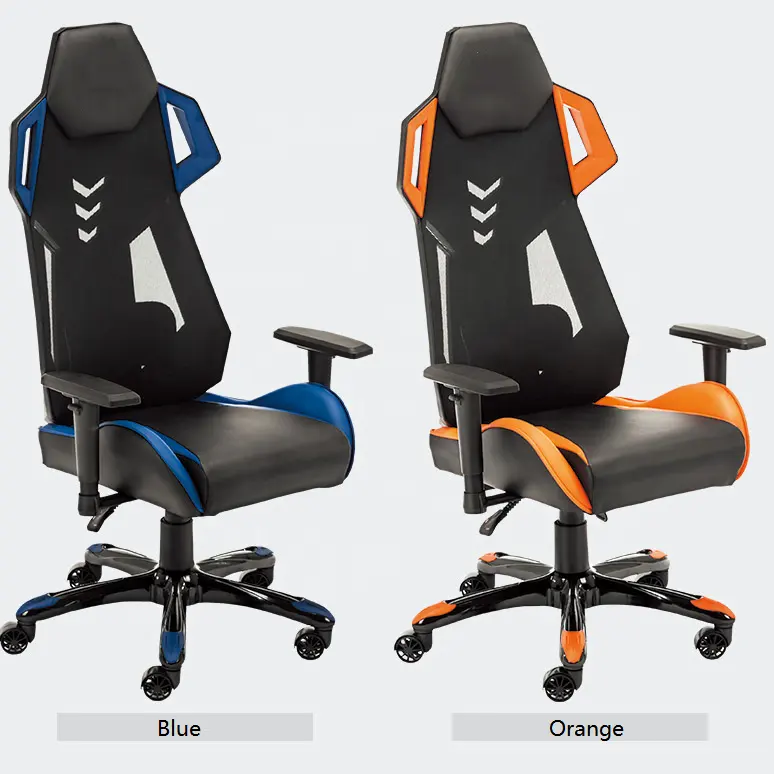 Custom Color Logo Mesh Gaming Chair 130 degree Reclining Racing silla De Oficina De Juego Cheap plastic office chairs