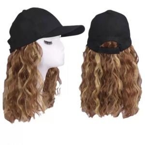 Maxfree Vente en gros Casquette de baseball personnalisée de haute qualité avec perruque longue et respirante intégrée pour femmes - Product Image 6