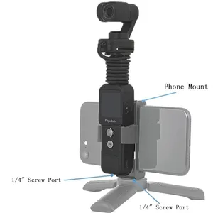 JHD FeiyuTech <span class=keywords><strong>Pocket</strong></span> 2S <span class=keywords><strong>Feiyu</strong></span> 3Axis Gimbal 4K Cámara Diseño dividido Base magnética 1 Sensor de 2,5 pulgadas 130 Campo de visión Ultra - Product Image 4