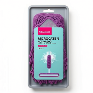 Testina per scopa in microfibra viola 08002 per la pulizia dei pavimenti - Product Image 2