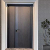 Portes d'entrée de style moderne, haute qualité, isolées thermiquement, imperméables, peintes, porte d'entrée principale sécurisée pour l'extérieur