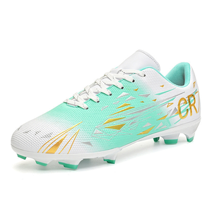 Nouvelles chaussures de futsal 10 crampons avec logo personnalisé, antidérapantes, pour sports de plein air, semelle intérieure de football, unisexe, printemps été automne hiver, taille US 6 - Product Image 4