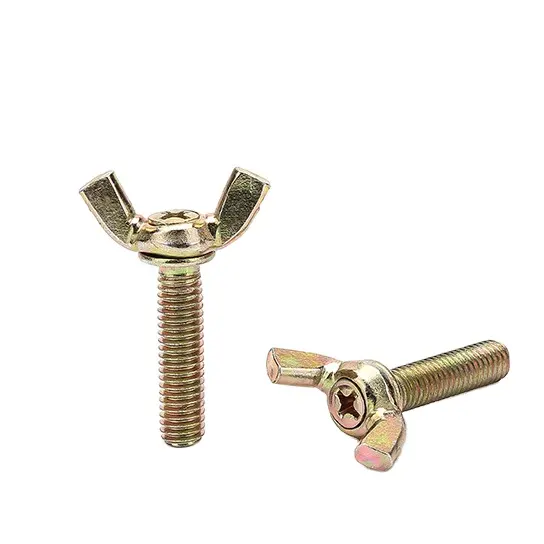 Butterfly Screw Butterfly Claw Yuanbao Hand Screw Butterfly Bolt With Cross