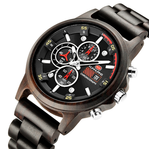 KUNHUANG 1010 Orologi al Quarzo di Lusso <span class=keywords><strong>da</strong></span> Uomo di Marca Top Relogio Masculino <span class=keywords><strong>Orologio</strong></span> <span class=keywords><strong>da</strong></span> <span class=keywords><strong>Polso</strong></span> Analogico al Quarzo <span class=keywords><strong>in</strong></span> <span class=keywords><strong>Legno</strong></span> alla Moda - Product Image 3