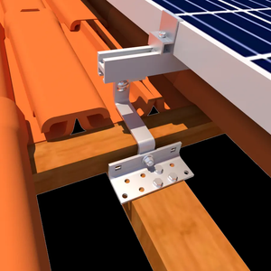 <span class=keywords><strong>Ancrage</strong></span> de toit universel à 90 degrés pour montage de panneaux solaires <span class=keywords><strong>Crochet</strong></span> de tuile d'ardoise en céramique réglable pour toits en pente - Product Image 2