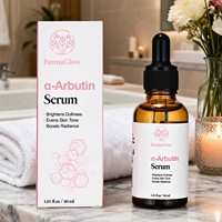 Sérum Visage Éclaircissant et Unifiant au Niacinamide et Alpha Arbutine Fermentée pour une Peau Radieuse et Correctrice des Taches Pigmentaires