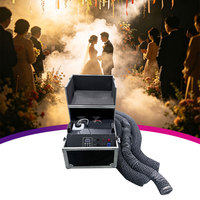 Générateur de fumée électrique sans fil à télécommande, haute puissance 5000W, réservoir 4L, à base d'eau, pour mariages, avec double liquide de brume