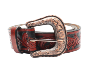 Ceinture Western en Cuir Véritable Premium pour Hommes, Ceinture de Cowboy, Ceinture Équestre Vintage, Ceinture de Cheval, Ceinture en Cuir Ajustable Casual - Product Image 4
