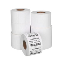 Autocollant adhésif en silicone blanc Étiquette d'expédition Fournisseur d'autocollants en papier thermique direct pour imprimante laser/jet d'encre