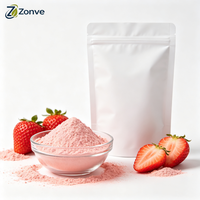 Natuurlijk Superfood Aardbeipoeder Groothandel Aardbeien Sap Poeder voor Functionele Drank Supplementen