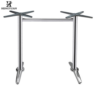 De metal de alta calidad negro doble de la Mesa de la Asamblea <span class=keywords><strong>las</strong></span> patas de la Mesa para restaurantes - Product Image 1