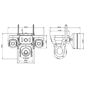 Caméra de sécurité PTZ sans fil à quatre objectifs 4G 8MP CMOS 3K AOV avec panneau solaire et stockage cloud pour ferme/étang à poissons/chantier de construction - Product Image 2