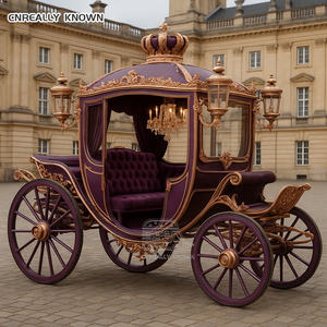 Fabricant de chariots de mariage royaux en vente, personnalisables, avec climatisation et éclairage LED. - Product Image 6