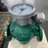 JINGJIE Factory Price Digital Diesel Fuel Flow Meter Transfer Analogue Oval Gear Oil Flow Meter Mechanical Pulse Ex Db IIC T6