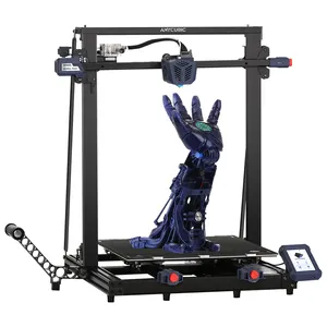 Wholesale 1 nozzle 3d printer-ANYCUBIC Kobra MAX quick assembly fast speed 4.3 inch touch screen 0.4mm nozzle FDM 3d printer