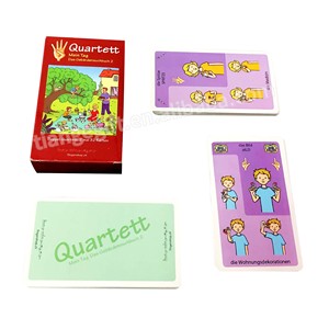 Impresión de juegos de cartas <span class=keywords><strong>Cuarteto</strong></span> personalizado del fabricante - Product Image 5