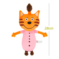 Nouveau produit transfrontalier 25CM / 10 pouces : Poupée en peluche Kote Kittyed Cat Coffee Doll, accessoire de jeu d'anime, jouet de sommeil pour enfants