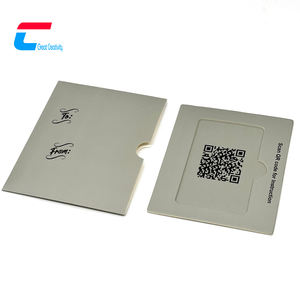 Exquisita Caja de Regalo Impermeable de Alta Gama, Porta Tarjetas de Crédito VIP, Recubrimiento UV, Grabado en Relieve, Empaque Personalizado con Logotipo para Marketing - Product Image 1