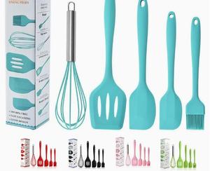 5Pcs Wholesale Food Grade <b>Silicone</b> Kitchen Utensils Items Kitchen Cooking Accessories <b>Tool</b> Set - Product Image 1