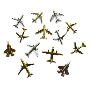 Direct Factory Free Mold Custom Metal Craft Souvenir Airline <strong>Gold</strong> Silver <strong>Aircraft</strong> 3D Airplane Badge Lapel Pin Badge