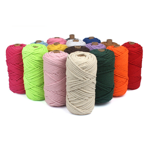 Dây Rút Cotton 100% 5Mm Dây Rút Màu Cotton Tròn Dây Rút Dây Macrame - Product Image 1