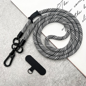 Longue sangle universelle réglable pour téléphone portable Longue bandoulière cou corde suspendue corde d'escalade tissée robuste lanière <span class=keywords><strong>de</strong></span> téléphone suspendue - Product Image 2