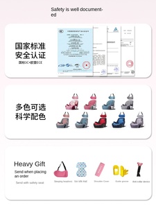 <span class=keywords><strong>Rehausseur</strong></span> de siège auto pour enfant de 2 à 4 ans, certifié ECE, pliable, capacité de charge de 15 à 36 kg, <span class=keywords><strong>simple</strong></span> et portable - Product Image 5