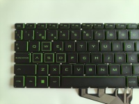 Teclado Keyboard untuk HP Pavilion GAMING 15-ec0000 15z-ec0000 Keyboard Hijau Backlit Suku Cadang Komputer Lainnya