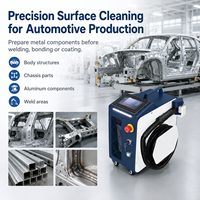 Système de nettoyage laser automobile pour la fabrication de véhicules, la production de carrosseries, la préparation des soudures, l'élimination des oxydes et le prétraitement de la peinture