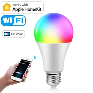 9W regulable <span class=keywords><strong>Apple</strong></span> <span class=keywords><strong>Homekit</strong></span> Cozylife <span class=keywords><strong>bombillas</strong></span> LED <span class=keywords><strong>inteligentes</strong></span> Siri Control de voz RGB CCT CAMBIO DE Color música bombilla LED - Product Image 3