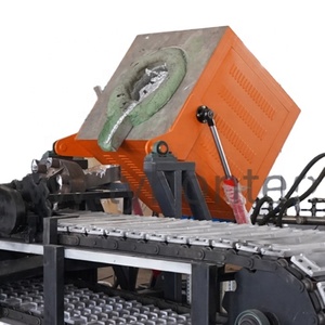 Four de fusion d'aluminium industriel pour la recyclage des déchets d'aluminium et ligne de production automatique d'ingots pour usine - Product Image 3