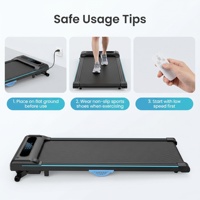 Tapis de course portable pas cher avec moteur 1,5 CV, écran LCD, idéal pour la marche et la course à domicile ou au bureau