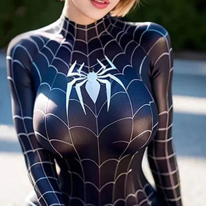 Disfraz de Cosplay de <span class=keywords><strong>Gwen</strong></span> para Mujer de la Película <span class=keywords><strong>Spider</strong></span>-Man: Un Nuevo Universo - Product Image 1