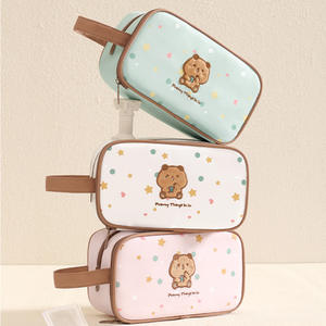 Bolsa de Cosméticos Beilian de Gran Capacidad, Estuche de Maquillaje Bordado para Viajes y Uso Diario - Product Image 3