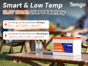 Baterai Lithium US Stock 12.8V 100Ah 200ah 12.8v Lifepo4 dengan Bluetooth untuk Kendaraan Sistem AC Baterai RV - Product Image 6