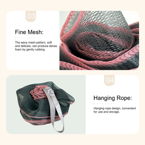 Loofah hoa tắm bóng mềm vòi hoa sen lưới tạo bọt xốp tắm bong bóng bóng chà da sạch công cụ phòng tắm phụ kiện - Product Image 4