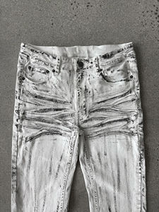 Set Personalizzato di Abbigliamento Streetwear: Felpa con Cappuccio Pesante con Strass e Cerniera con Rivetti, Pantaloni Larghi a Gamba Ampia - Product Image 2