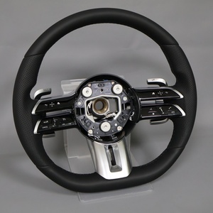 Volant personnalisé amélioré pour Mercedes Benz <span class=keywords><strong>AMG</strong></span> SLK <span class=keywords><strong>GLC</strong></span> <span class=keywords><strong>43</strong></span> CLA45 W166 W206 C180 C220D - Product Image 1