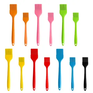 Food Grade Non Stick Kitchen Tools, Silicone Brushes For Cooking And Baking Pastries