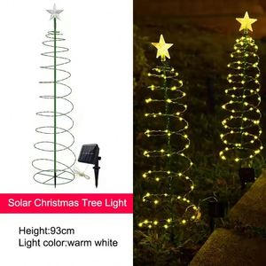 Wholesale High Quality Waterproof Solar Led Christmas Tree Copper <b>Wire</b> Sting Lights Garden Decoration Lawn - Product Image 2
