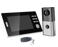 Caméra vidéo Akuvox 2.4G interphone vidéo sans fil 7 pouces haute définition LCD écran d'affichage interphone vidéo sans fil interphone de porte