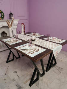 PAISLEY WHISPERS PLACEMATS Style Naturel Imprimé Floral Décoration de La Maison De Mariage Garden Party Chemin De Table Napperon - Product Image 4