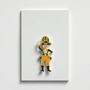 Fabricant d'épingles en métal émaillé personnalisées Souvenir de rôle sur le thème de l'amour de dessin animé pour les amis Technique d'impression au zinc - Product Image 1