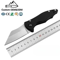 Couteau de camping pliable DIY, acier S30V, manche G10, portable, léger, personnalisé, OEM, fait main