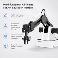 Brazo Robótico Compacto de Escritorio Magician, Estructura Ligera de Aluminio, Robot de Entrenamiento STEM con Kits de Elementos Finales Opcionales