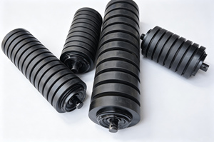 <span class=keywords><strong>CEMA</strong></span> B 30 pouces 35 °   Rouleaux de guidage à largeur égale (5 pouces de diamètre) - Ensemble de rouleaux de guidage à fente Di. Roulement professionnel 127*760*6305 - Product Image 2