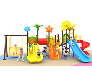 <span class=keywords><strong>Toboggan</strong></span> pour enfants avec <span class=keywords><strong>balançoire</strong></span> Équipement d'amusement Installations du parc Aire de jeux commerciale extérieure pour enfants - Product Image 2